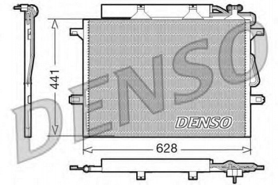 DENSO dcn17018 -  Конденсатор, кондиционер