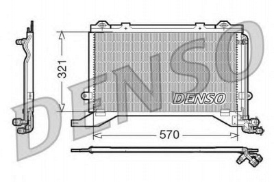 DENSO dcn17020 -  Конденсатор, кондиционер