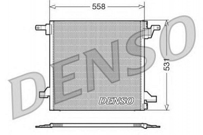 DENSO dcn17022 -  Конденсатор, кондиционер