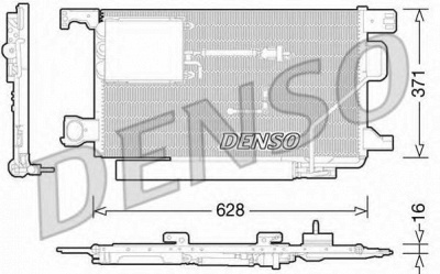 DENSO dcn17024 -  Конденсатор, кондиционер