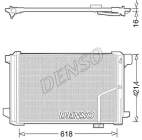 DENSO dcn17035 -  Конденсатор, кондиционер