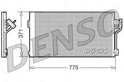 DENSO dcn17050 -  Конденсатор, кондиционер