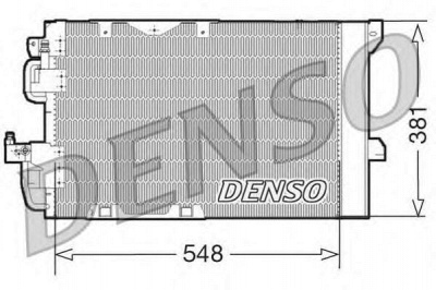 DENSO dcn20005 -  Конденсатор, кондиционер