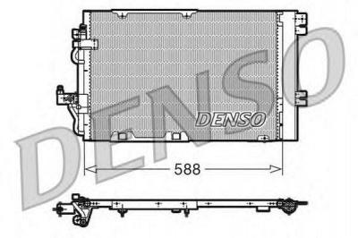 DENSO dcn20011 -  Конденсатор, кондиционер