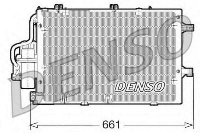 DENSO dcn20015 -  Конденсатор, кондиционер