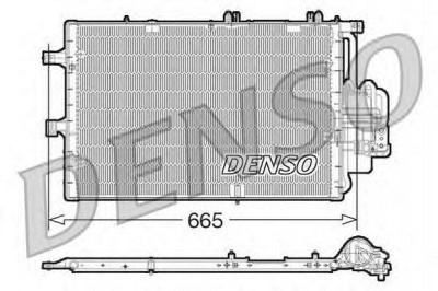 DENSO dcn20017 -  Конденсатор, кондиционер