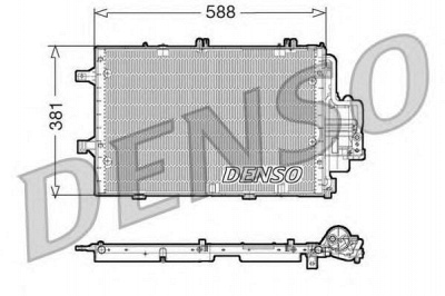 DENSO dcn20020 -  Конденсатор, кондиционер
