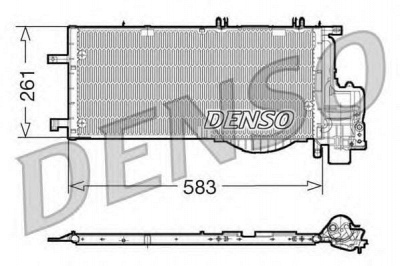 DENSO dcn20022 -  Конденсатор, кондиционер