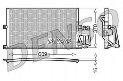 DENSO dcn20029 -  Конденсатор, кондиционер