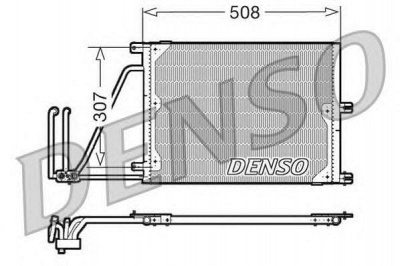DENSO dcn20030 -  Конденсатор, кондиционер