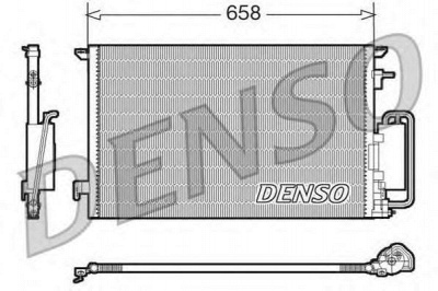 DENSO dcn20032 -  Конденсатор, кондиционер