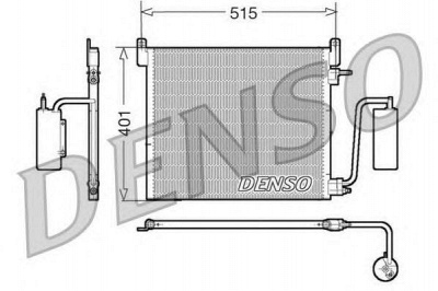 DENSO dcn20033 -  Конденсатор, кондиционер
