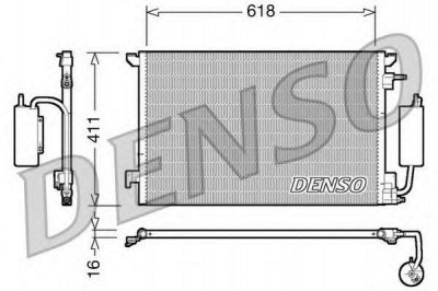 DENSO dcn20035 -  Конденсатор, кондиционер