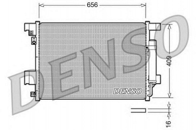 DENSO dcn21001 -  Конденсатор, кондиционер