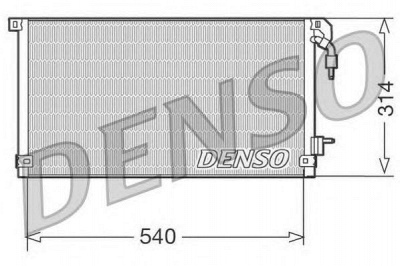 DENSO dcn21003 -  Конденсатор, кондиционер