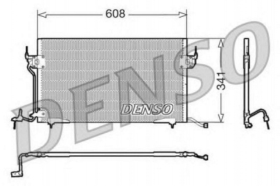 DENSO dcn21010 -  Конденсатор, кондиционер