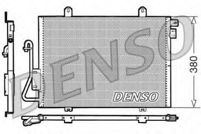 DENSO dcn23006 -  Конденсатор, кондиционер