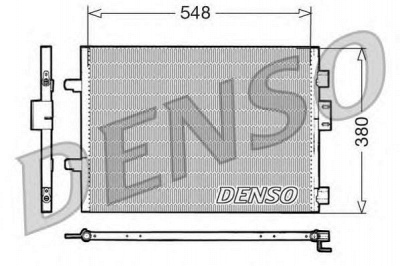 DENSO dcn23007 -  Конденсатор, кондиционер