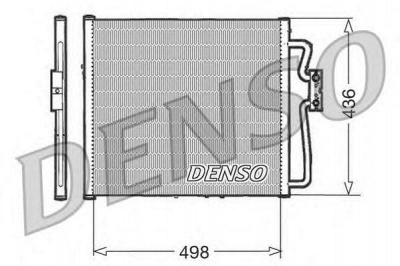 DENSO dcn23009 -  Конденсатор, кондиционер