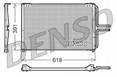 DENSO dcn23020 -  Конденсатор, кондиционер