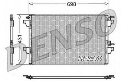 DENSO dcn23022 -  Конденсатор, кондиционер