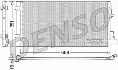 DENSO dcn23031 -  Конденсатор, кондиционер