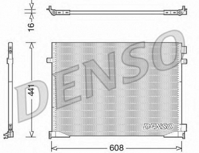 DENSO dcn23035 -  Конденсатор, кондиционер