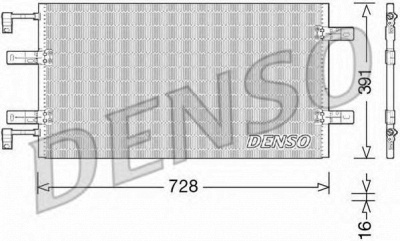 DENSO dcn23036 -  Конденсатор, кондиционер