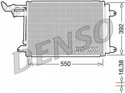 DENSO dcn32002 -  Конденсатор, кондиционер