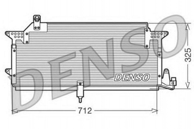 DENSO dcn32005 -  Конденсатор, кондиционер