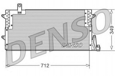DENSO dcn32007 -  Конденсатор, кондиционер