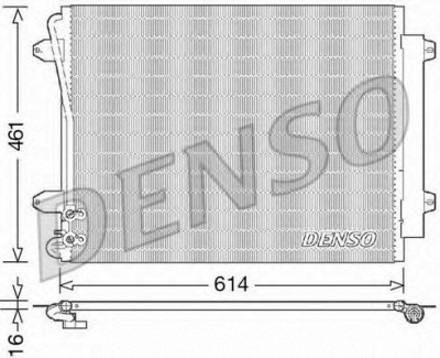 DENSO dcn32011 -  Конденсатор, кондиционер