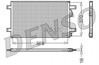 DENSO dcn32014 -  Конденсатор, кондиционер