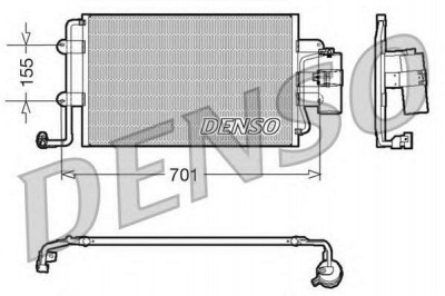 DENSO dcn32025 -  Конденсатор, кондиционер