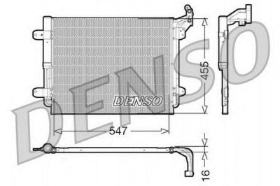 DENSO dcn32062 -  Конденсатор, кондиционер