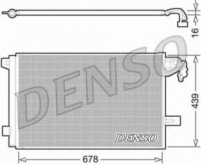 DENSO dcn32063 -  Конденсатор, кондиционер