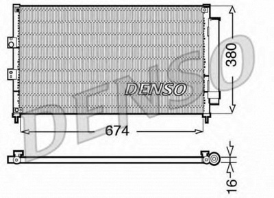 DENSO dcn40014 - Конденсатор, кондиционер