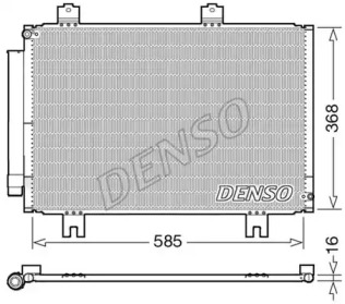 DENSO dcn40020 -  Конденсатор, кондиционер
