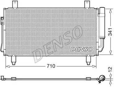 DENSO dcn45006 -  Конденсатор, кондиционер