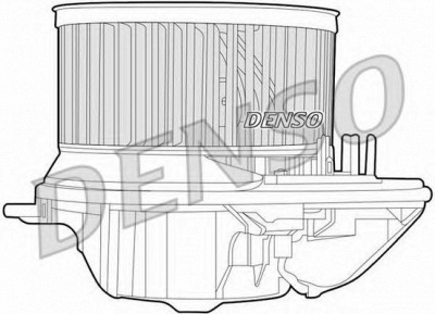 DENSO dea07009 -  Вентилятор салона
