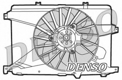DENSO der01014 -  Вентилятор, охлаждение двигателя