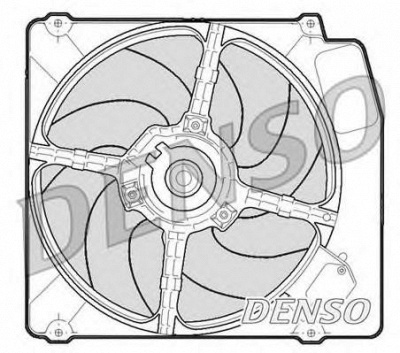 DENSO der01203 -  Вентилятор, охлаждение двигателя