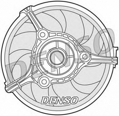 DENSO der02002 -  Вентилятор, охлаждение двигателя
