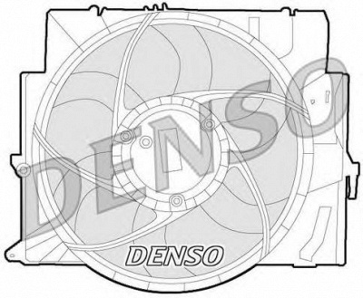DENSO der05006 - Вентилятор, охлаждение двигателя