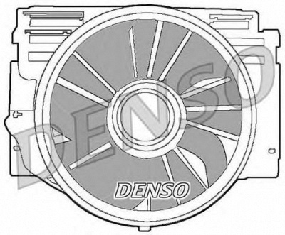 DENSO der05007 -  Вентилятор, охлаждение двигателя