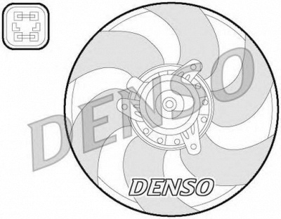 DENSO der07009 -  Вентилятор, охлаждение двигателя