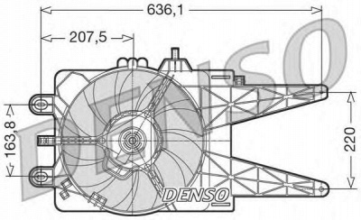 DENSO der09014 -  Вентилятор, охлаждение двигателя