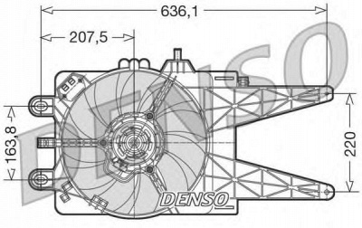 DENSO der09015 -  Вентилятор, охлаждение двигателя