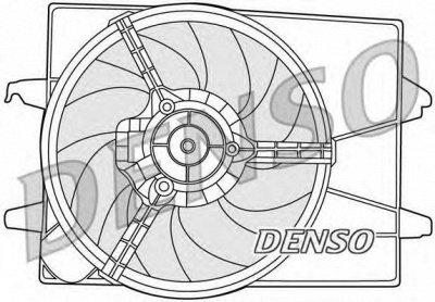 DENSO der10003 -  Вентилятор, охлаждение двигателя
