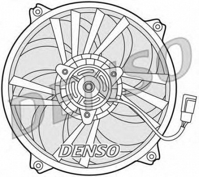 DENSO der21015 -  Вентилятор, охлаждение двигателя